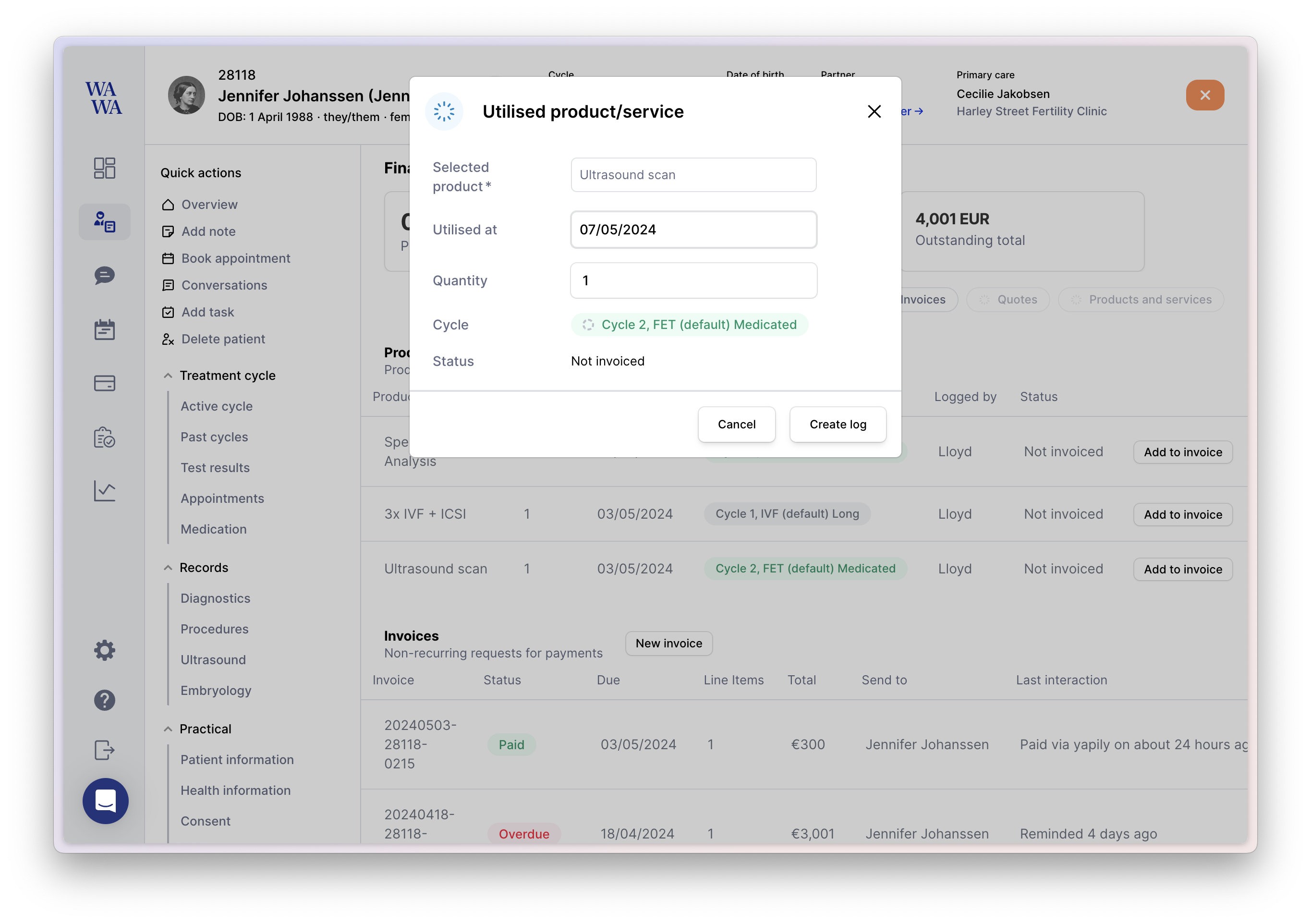 wawa connects your clinical workflows with your billing which ensures you bill for all events